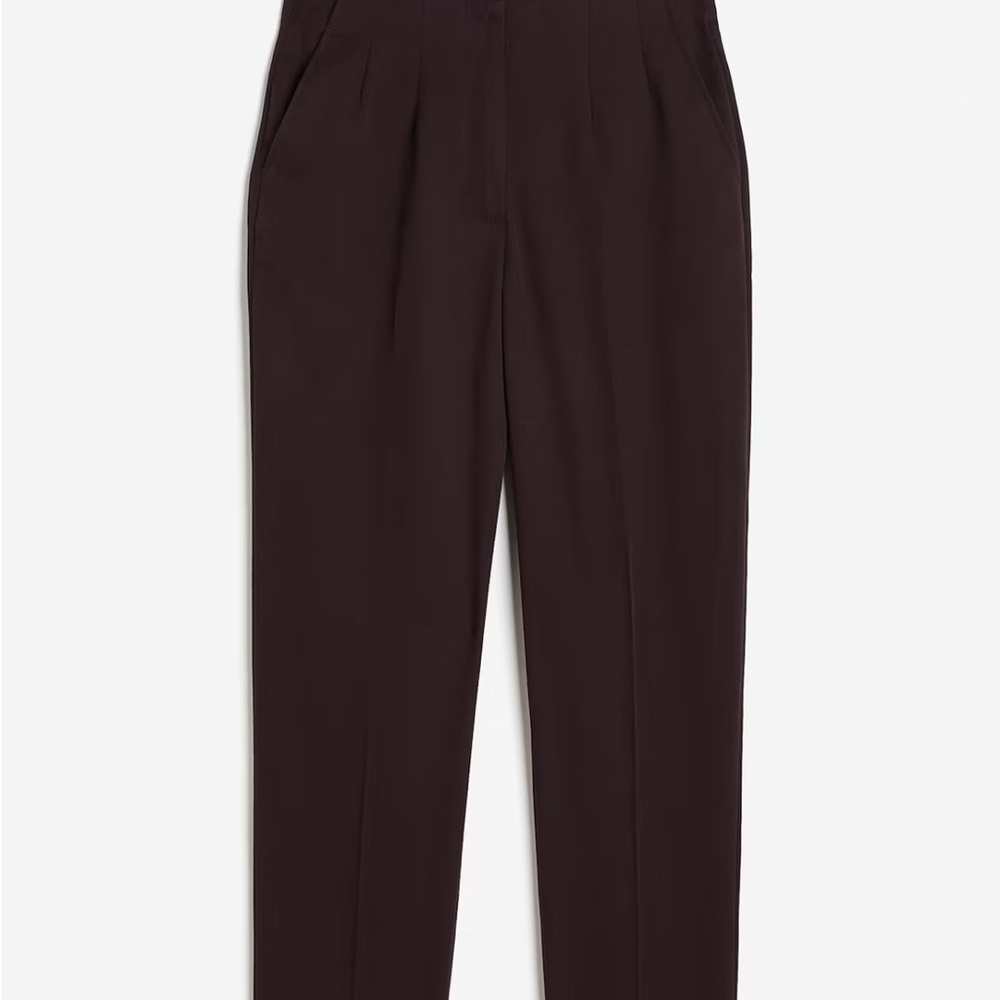 H&M Burgundy Tapered Pants